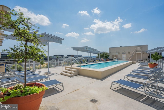 1025 1st St SE Unit 809, Washington, DC 20003 - community pool with a pergola and a patio area