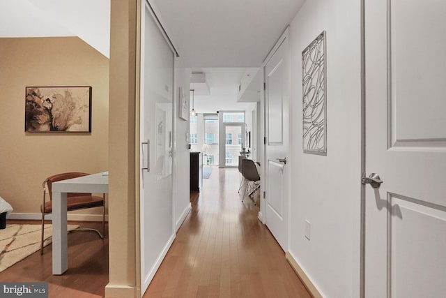 1025 1st St SE Unit 809, Washington, DC 20003 - hall featuring wood finished floors