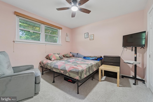 4030 Bensalem Blvd, Bensalem, PA 19020 - carpeted bedroom with ceiling fan and baseboards
