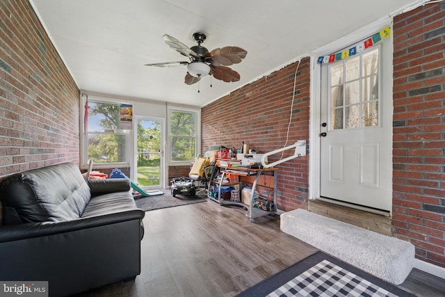4030 Bensalem Blvd, Bensalem, PA 19020 - sunroom / solarium with ceiling fan and outdoor lounge area