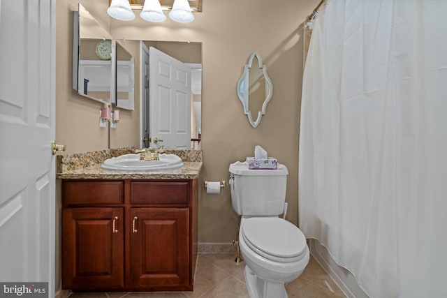 945 Hamilton Way, Warwick, PA 18974 - full bathroom featuring vanity, tile patterned floors, and a shower with shower curtain