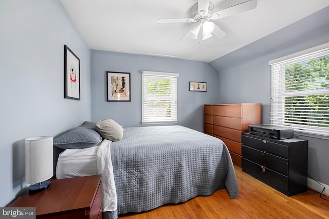 808 Olmstead Rd, Baltimore, MD 21208 - bedroom featuring light wood-style floors and ceiling fan