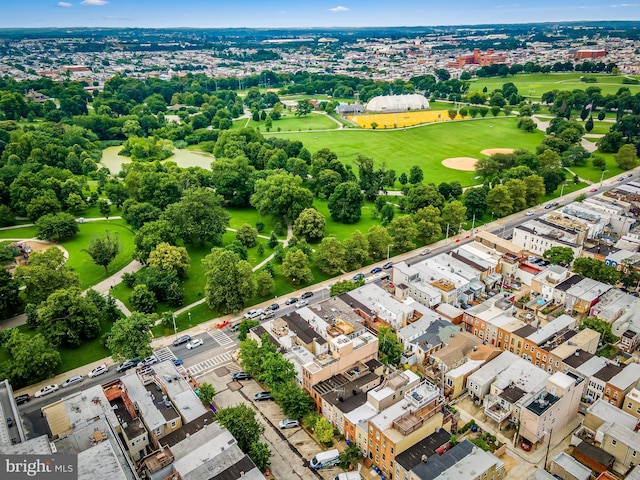 2503 Eastern Ave, Baltimore, MD 21224 - bird's eye view of a local golf course and a tree filled landscape