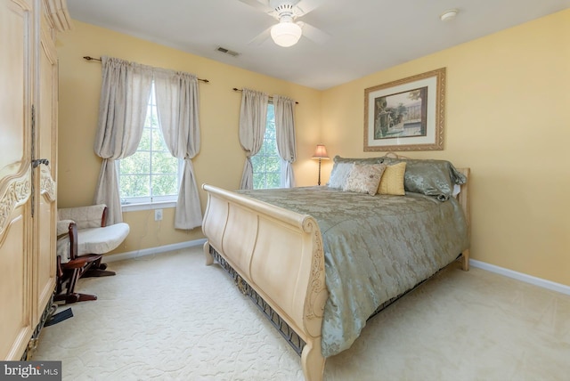29 Hunters Creek Cir, Mullica Hill, NJ 08062 - bedroom featuring light colored carpet and a ceiling fan