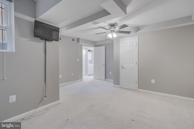 1458 Columbia Rd NW Unit 109, Washington, DC 20009 - unfurnished bedroom with carpet flooring and ceiling fan