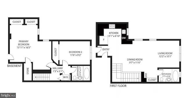 1458 Columbia Rd NW Unit 109, Washington, DC 20009 - view of property floor plan