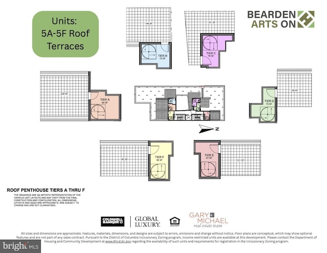 1341 H St NE Unit 5F, Washington, DC 20002 - view of floor plan / room layout