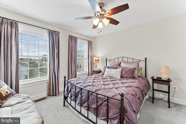 4 Parkview Cir, Wayne, PA 19087 - bedroom with light colored carpet and ceiling fan
