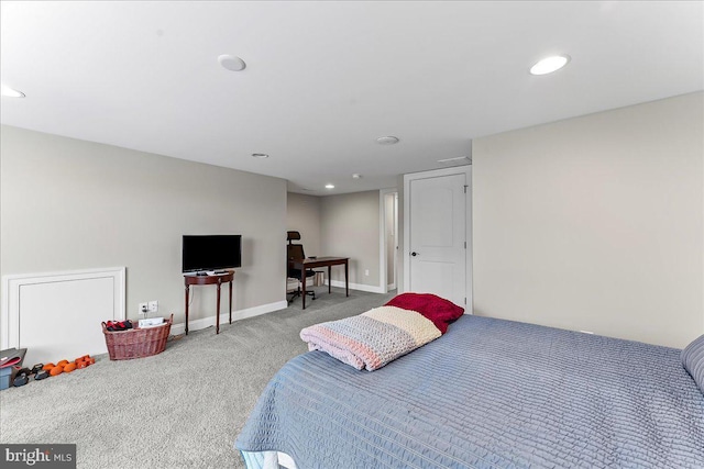 4 Parkview Cir, Wayne, PA 19087 - bedroom with carpet, recessed lighting, and an office area