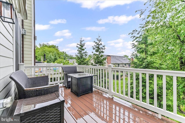 4 Parkview Cir, Wayne, PA 19087 - view of wooden deck