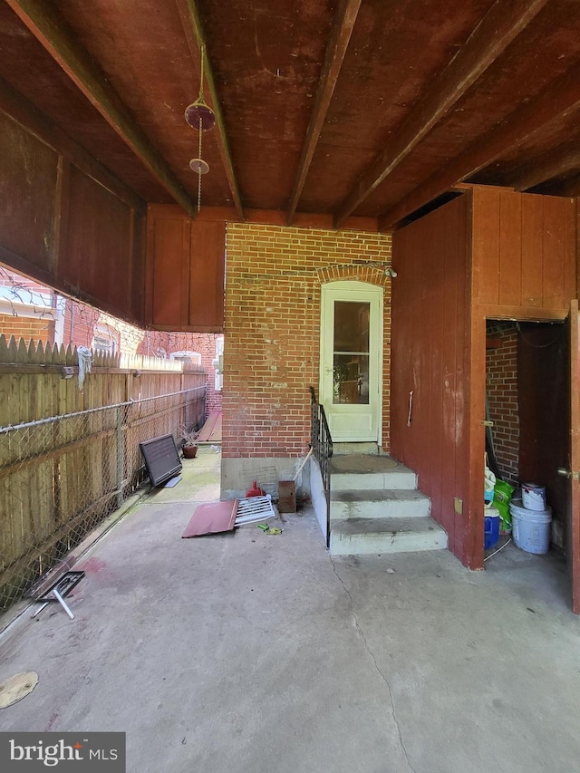 542 S 14 1/2 St, Reading, PA 19602 - view of patio with entry steps