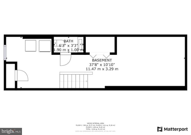 224 N Rose St, Baltimore, MD 21224 - view of room layout