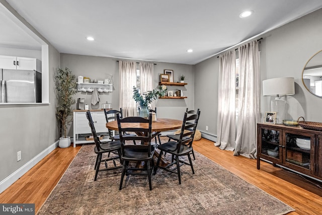 69 Plymouth Rd, Sicklerville, NJ 08081 - dining area featuring light wood-style floors and recessed lighting