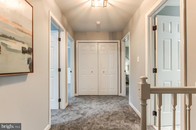 128 Azalea Dr, Hershey, PA 17033 - hallway with carpet floors and baseboards