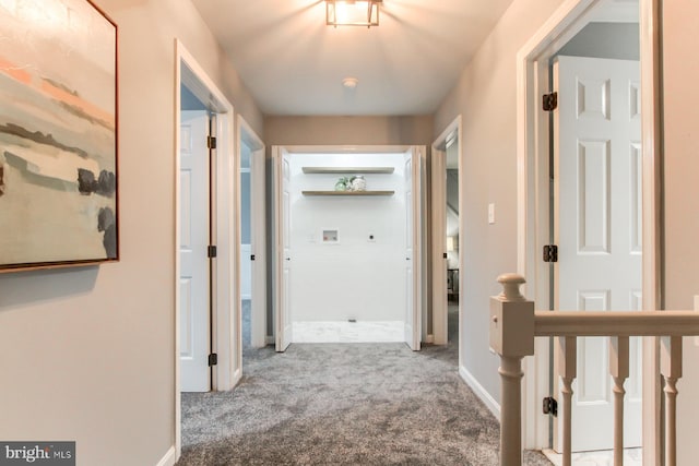 128 Azalea Dr, Hershey, PA 17033 - hallway with carpet floors and baseboards