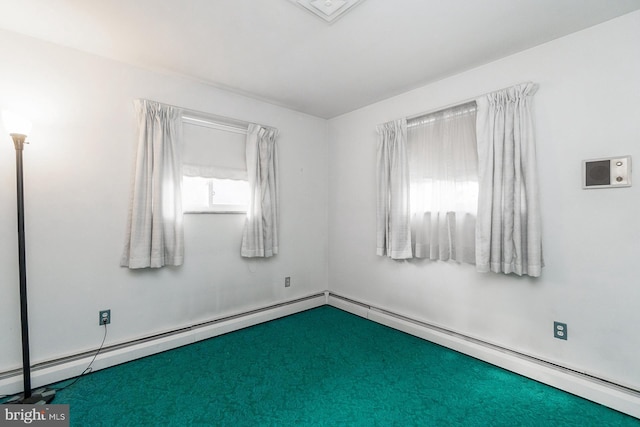 1402 Lehigh St, Allentown, PA 18103 - carpeted spare room featuring a baseboard radiator
