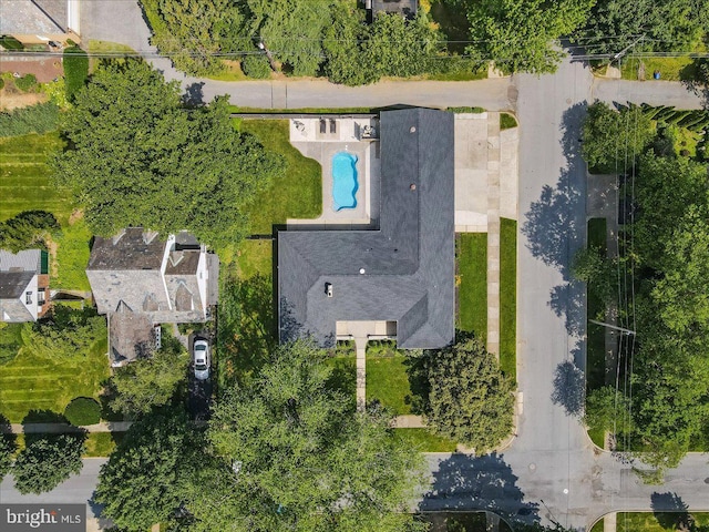2705 W Gordon, Allentown, PA 18104 - aerial view of property's location with a pool