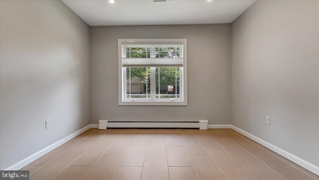 2705 W Gordon, Allentown, PA 18104 - spare room featuring baseboard heating and baseboards