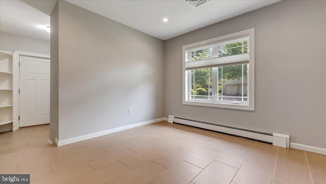 2705 W Gordon, Allentown, PA 18104 - unfurnished room featuring baseboard heating and recessed lighting
