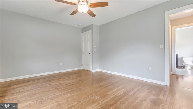 2705 W Gordon, Allentown, PA 18104 - unfurnished room featuring ceiling fan and light wood-style flooring