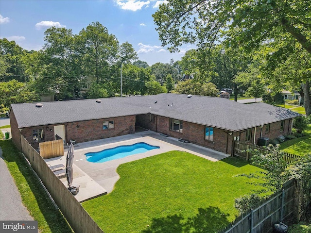 2705 W Gordon, Allentown, PA 18104 - view of swimming pool featuring a patio and a fenced backyard