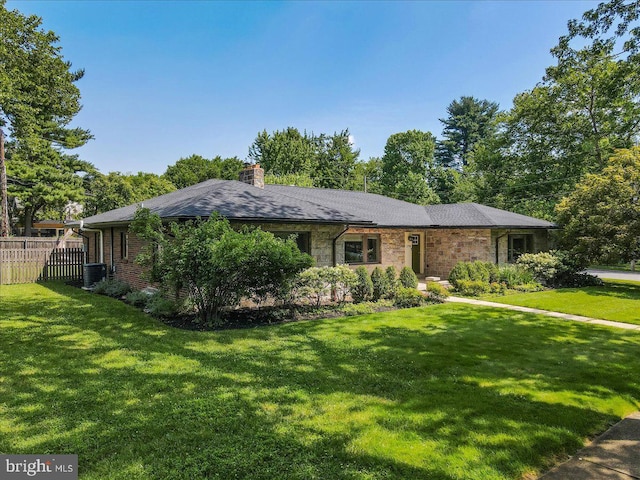 2705 W Gordon, Allentown, PA 18104 - ranch-style house with a chimney and brick siding