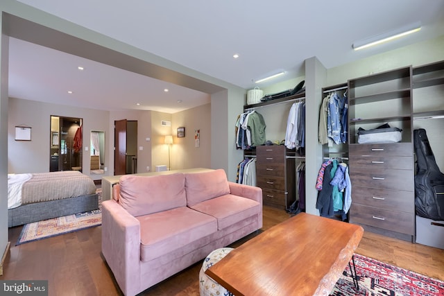 662 W Chestnut St, Lancaster, PA 17603 - bedroom with wood finished floors and recessed lighting