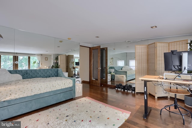 662 W Chestnut St, Lancaster, PA 17603 - living room featuring wood finished floors and french doors