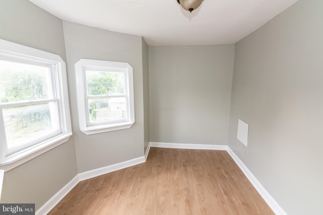 631 Saint Anns Ave, Baltimore, MD 21218 - unfurnished room featuring light wood-style flooring and baseboards