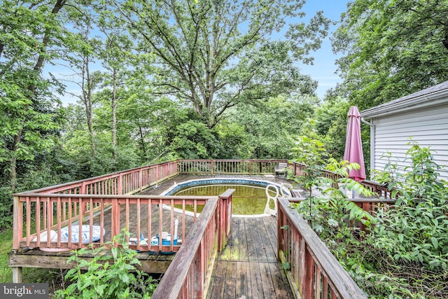 60 Gordon Dr, Carlisle, PA 17013 - wooden deck with an outdoor pool
