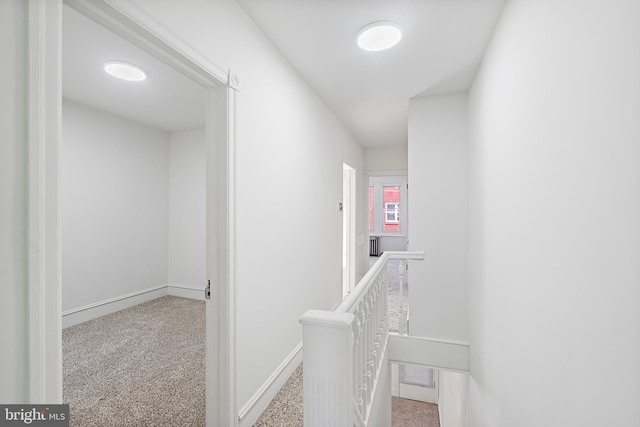 1439 S 28th St, Philadelphia, PA 19146 - hallway featuring an upstairs landing and carpet