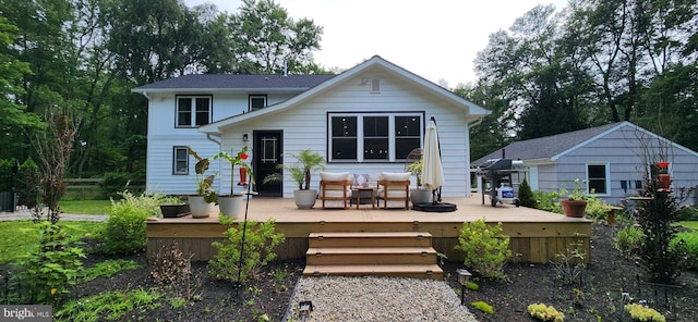 73 Bayberry Rd, Princeton, NJ 08540 - back of house with a deck