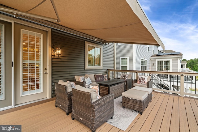 303 Petunia Way, Stafford, VA 22554 - deck with an outdoor hangout area