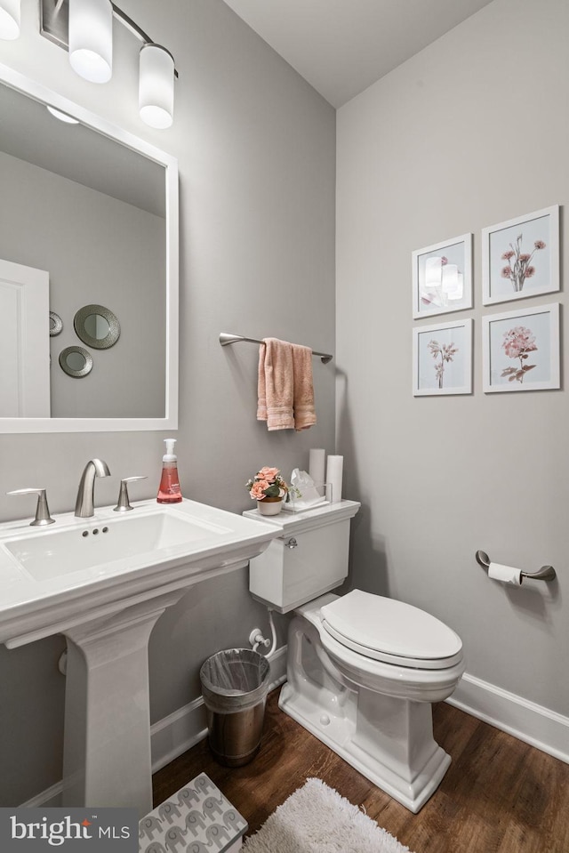 303 Petunia Way, Stafford, VA 22554 - bathroom with wood finished floors and toilet