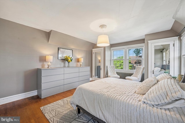 828 Turner Ave, Drexel Hill, PA 19026 - bedroom with wood finished floors and vaulted ceiling