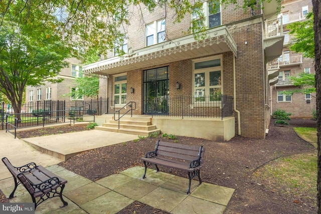 1308 Clifton St NW Unit 118, Washington, DC 20009 - back of property with brick siding
