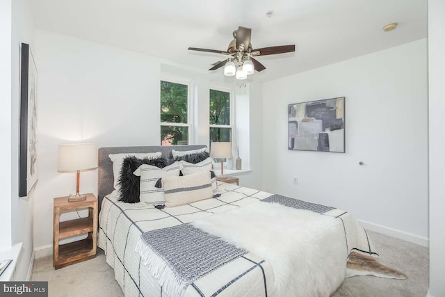 1308 Clifton St NW Unit 118, Washington, DC 20009 - bedroom featuring light carpet and ceiling fan