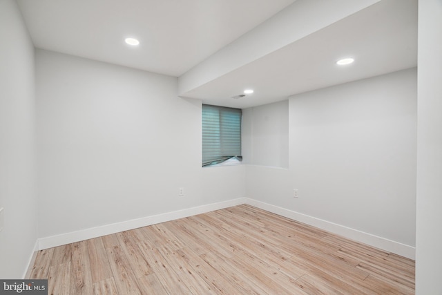 1448 N Myrtlewood St, Philadelphia, PA 19121 - unfurnished room featuring wood finished floors and recessed lighting