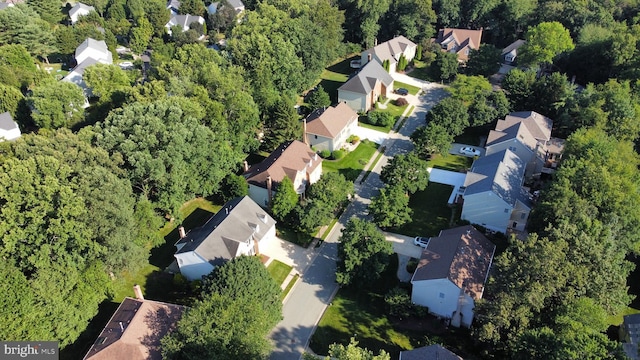 8011 Lions Crest Way, Gaithersburg, MD 20879 - aerial view of property and surrounding area featuring nearby suburban area