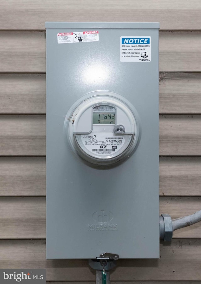 3923 Fairview Ave, Baltimore, MD 21216 - exterior view of electric meter