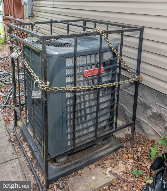 3923 Fairview Ave, Baltimore, MD 21216 - exterior view of a central AC unit and electric meter
