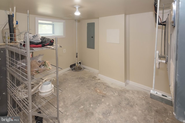 3923 Fairview Ave, Baltimore, MD 21216 - below grade area with electric panel and baseboards