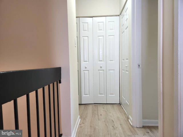 8688 Village Sq, Alexandria, VA 22309 - corridor with light wood finished floors and baseboards