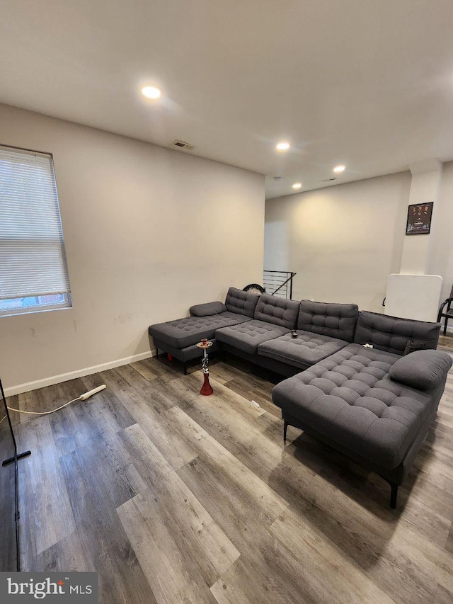 7034 N Broad St, Philadelphia, PA 19126 - living room with wood finished floors and recessed lighting