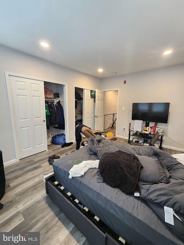 7034 N Broad St, Philadelphia, PA 19126 - bedroom with wood finished floors and recessed lighting