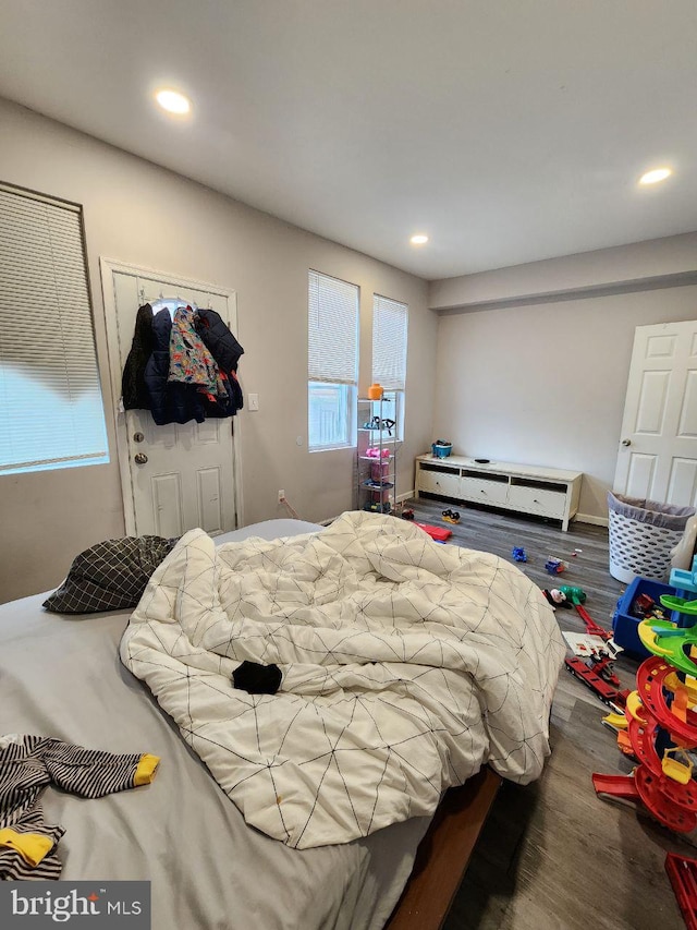7034 N Broad St, Philadelphia, PA 19126 - bedroom featuring wood finished floors and recessed lighting