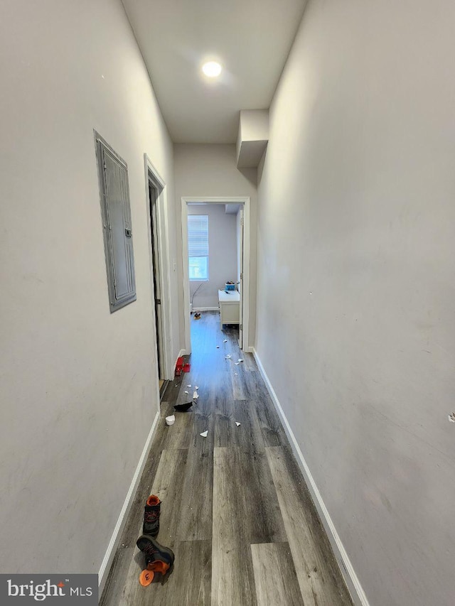 7034 N Broad St, Philadelphia, PA 19126 - hall featuring wood finished floors and electric panel
