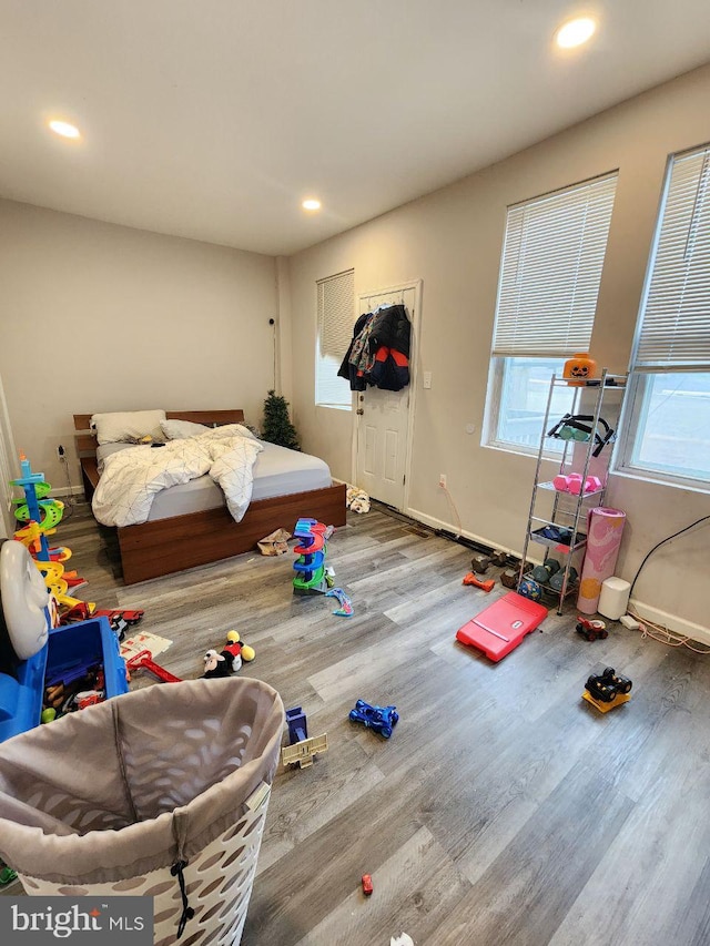 7034 N Broad St, Philadelphia, PA 19126 - bedroom with wood finished floors and recessed lighting