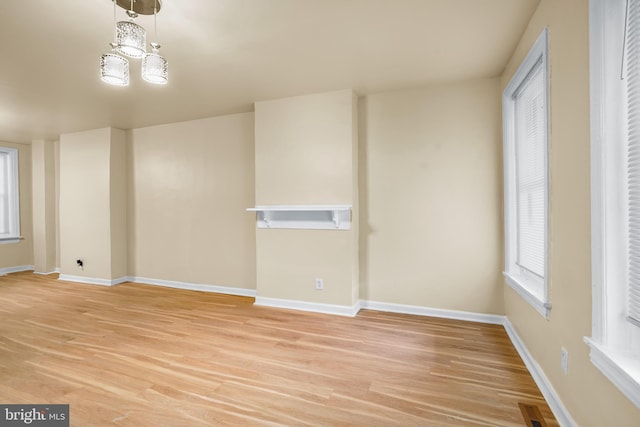 409 N Franklin St, Wilmington, DE 19805 - unfurnished room featuring light wood-style flooring