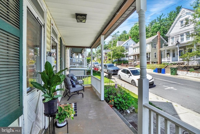 216 Hanover St, Glen Rock, PA 17327 - porch with a residential view